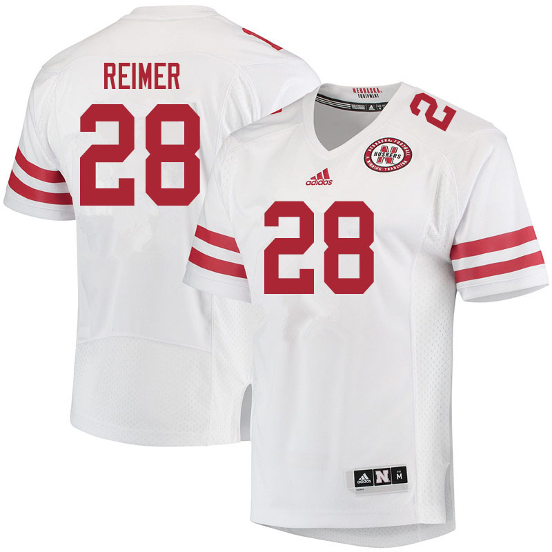 Women #28 Luke Reimer Nebraska Cornhuskers College Football Jerseys Sale-White